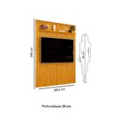 Ver imagem 4 de Painel Ripado MDF 183CMX240CM Trento Marrom