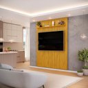 Ver imagem 5 de Painel Ripado MDF 183CMX240CM Trento Marrom