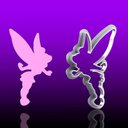 Ver imagem 1 de Cortador Fada Sininho 5cm Tamanho 8cm