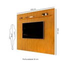 Ver imagem 7 de Painel Ripado MDF 275CMX240CM Trento Marrom