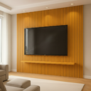 Ver imagem 1 de Painel Ripado MDF 275CMX240CM Trento Marrom