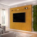 Ver imagem 4 de Painel Ripado MDF 275CMX240CM Trento Marrom