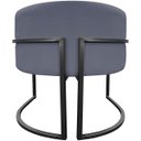 Ver imagem 6 de Kit 2 Poltronas Luna Decorativa Suede Cores Base Ferro Preto