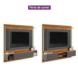 Painel Home 2,00 Linea Barcelona + Kit Fita Led Nature / Chumbo Linea Brasil - 2