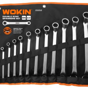 Conjunto de Chaves Estrela Duplo 12 Peças Wokin Tools