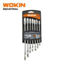 Ver imagem 1 de Conjunto de Chaves Combinadas com Catraca 7 Peças Wokin Tools
