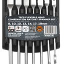 Ver imagem 1 de Conjunto De Chaves Combinada com Catraca - Articulada - 7 Peças Wokin Tools