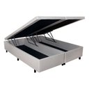 Ver imagem 2 de Cama Box Baú King 193x203cm em Courino B&g