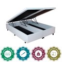 Ver imagem 6 de Cama Box Baú King 193x203cm em Courino