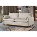 Ver imagem 2 de Sofá 5 Lugares Living M-168 Veludo Martins Creme