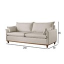 Ver imagem 3 de Sofá 5 Lugares Living M-168 Veludo Martins Creme