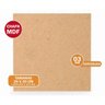 Chapa De Mdf Cru 3mm Placas 20x20 Artesanato 40 Unid. Arte na Arte - 1
