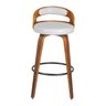 Kit 2 Banquetas para Cozinha Altas Giratórias Madeira Roma Rivatti - 6