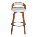 Ver imagem 6 de Kit 2 Banquetas para Cozinha Altas Giratórias Madeira Roma Rivatti