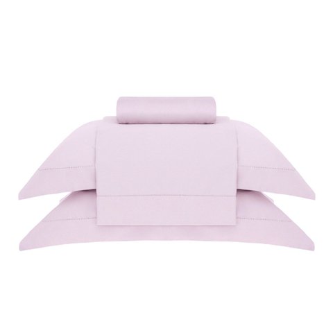 Jogo de Cama Queen Size Bud Vision New Colors Rosa 4 Peças Cetim 300 Fios 100% Algodão Buddemeyer