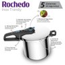 Panela de Pressão Inox de Indução Trendy 8 Litros Rochedo - 5