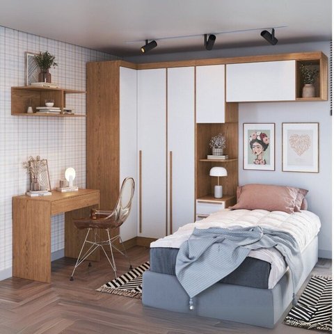 Guarda-roupa Modulado 6 Peças Infinity
