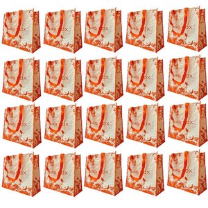 Bolsa Ecobag Sacola de Ombro Kit 20 Uni Reutilizavel Compras Mercado Dobravel