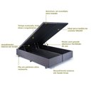 Ver imagem 4 de Cama Box Baú King 193x203cm em Suede