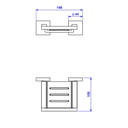 Ver imagem 2 de Saboneteira Deca de Parede Clean Cromado