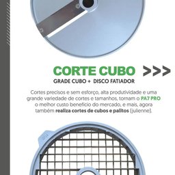 Processador de Alimentos Profissional com 7 Discos 203mm Pa-7 Pro Bivolt - Skymsen - 9