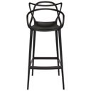 Ver imagem 2 de Kit com 4 Banqueta Média Masters Allegra - 66 Cm - Preto