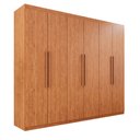 Ver imagem 2 de Guarda-roupa Casal 6 Portas 4 Gavetas Atlanta 
