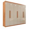Guarda-roupa Casal 6 Portas 4 Gavetas Atlanta 100% MDF - 2