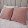 Kit 2 Capas para Almofada em Bouclé Quadrada Várias Cores Cor:rose - 3