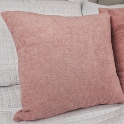 Kit 2 Capas para Almofada em Bouclé Quadrada Várias Cores Cor:rose - 4