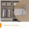 Quarto Guarda-roupa 6 Portas Cômoda 5 Gavetas 2 Mesas de Cabeceira 2 Gavetas - 12