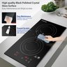 Amzchef Cooktop de Indução 2 Bocas com Plug 1800w, 9 Níveis de Potência - 6