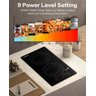 Amzchef Cooktop de Indução 2 Bocas com Plug 1800w, 9 Níveis de Potência - 4