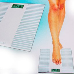 Balança Digital Automática para Banheiro com visor grande - 180 Kg Branca - 2