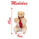 Ver imagem 4 de Enfeite Urso Pendente Decoração Natal em Isopor 18cm