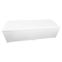 Ver imagem 3 de Calçadeira Recamier Baú Casal Super King 195cm Juliana Suede Branco