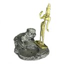 Ver imagem 3 de Incensário Cascata Parvath Shiva Buda Ganesha- Escolha a Cor:parvath Metal Cone 12 Cm