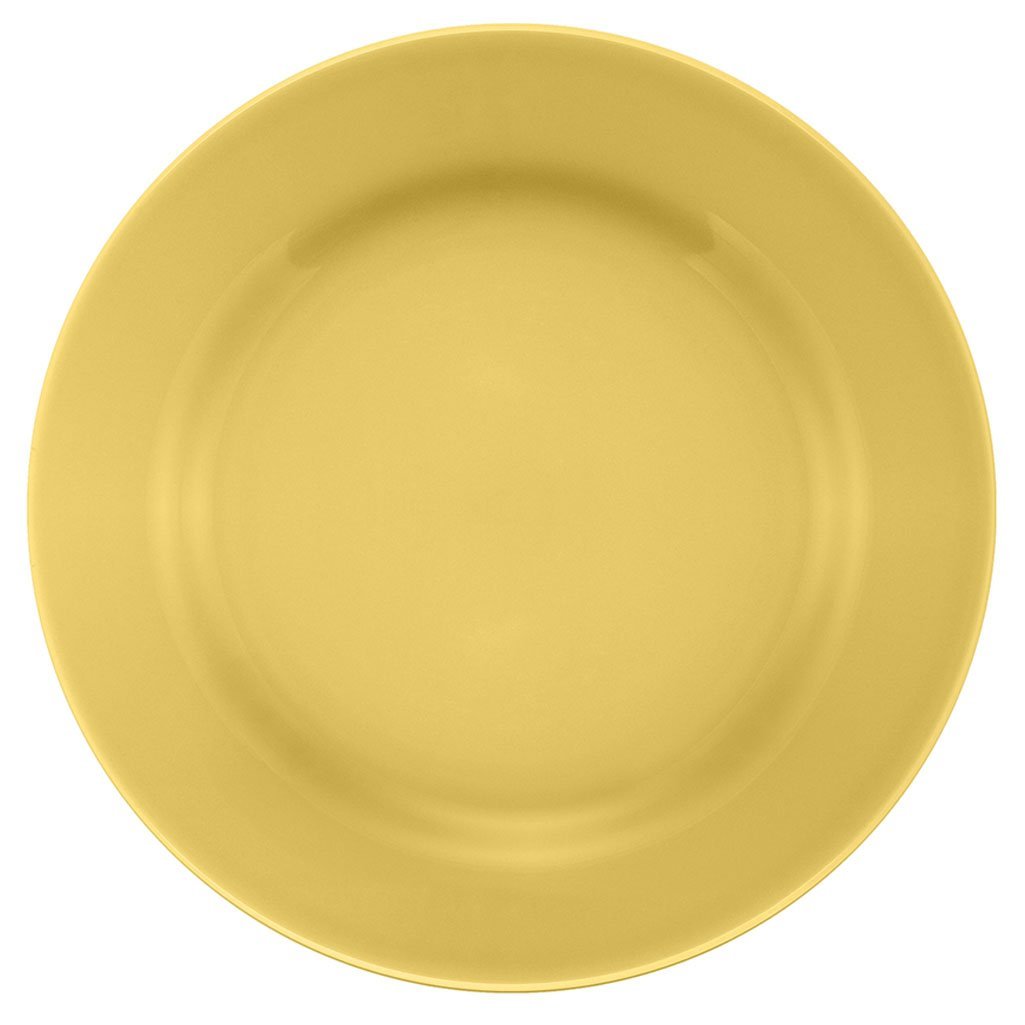 Kit 4 Pratos Sobremesa Biona Amarelo Oxford® Cerâmica 19cm