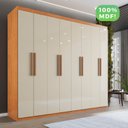 Ver mais imagens de Guarda-roupa Casal 8 Portas 4 Gavetas Montreal 100% MDF