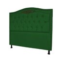 Ver imagem 2 de Cabeceira Casal 140cm Para Cama Box Greta Suede Verde - DS Estofados