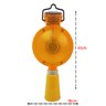 Sinalizador Solar Viário para Cone Obra Luz Solar Automático Sinalização Led Energia Solar Chuva Est - 2