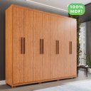 Ver imagem 7 de Guarda-roupa Casal 8 Portas 4 Gavetas com Pés Montreal 100% MDF