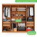 Ver imagem 2 de Guarda-roupa Casal 8 Portas 4 Gavetas com Espelho Montreal 100% MDF