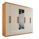 Ver imagem 3 de Guarda-roupa Casal 8 Portas 4 Gavetas com Espelho Montreal 100% MDF