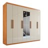 Guarda-roupa Casal 8 Portas 4 Gavetas com Espelho Montreal 100% MDF - 3
