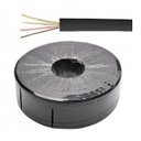 Ver imagem 1 de Cabo Liso Chato P/ Tel 4 Vias Preto Rolo C/ 300mts