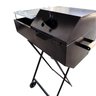 Churrasqueira Meia Bafo Premium com Carrinho Suporte Nossa Kasa - 4