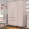 Conjunto Quarto Infantil com Guarda-roupa 3 Portas e Cômoda com Sapateira Melinda 100% Mdf - 2