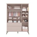 Ver imagem 5 de Conjunto Quarto Infantil com Guarda-roupa 3 Portas e Cômoda com Sapateira Melinda 100% Mdf