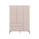 Ver imagem 6 de Conjunto Quarto Infantil com Guarda-roupa 3 Portas e Cômoda com Sapateira Melinda 100% Mdf